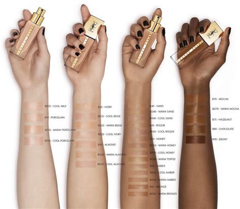 touche eclat foundation shades